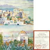 GERARD Marguerite 1761-1837,Album de voyage Maroc-Espagne,1933,Tajan FR 2008-12-02