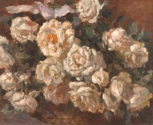 GERARDENGHI Bigio 1876-1957,Rosas Brancas,Escritorio de Arte BR 2022-10-05