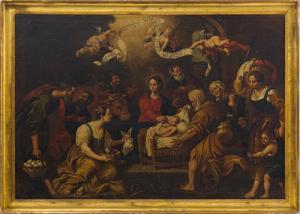 GERARDI GERONIMO 1595-1648,Adorazione dei pastori,Trionfante IT 2023-06-29