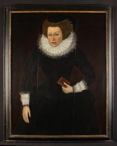 GERARDS Marcus II 1561-1635,Portrait of an Enigmatic Aristocratic Lady,1618,Wilkinson's Auctioneers 2022-02-27