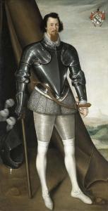 GERARDS Marcus II 1561-1635,Portrait of Sir John Needham, full-length, in half,Christie's 2004-06-11