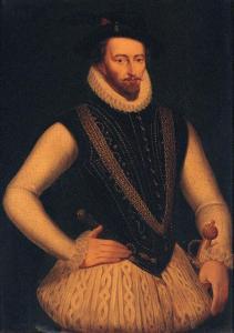 GERARDS Marcus II 1561-1635,Portrait of Sir Walter Raleigh,1595,Christie's GB 1998-11-12