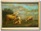GERARDTS LOUIS,sheep in landscapes,Peter Francis GB 2009-03-24