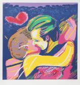 GERCHMAN Rubens 1942-2008,The Kiss,1991,Ro Gallery US 2018-09-28