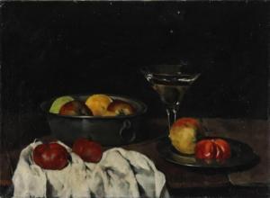 GERHARDINGER Constantin 1888-1970,Still life with apples and tomatoes,Bruun Rasmussen DK 2022-04-18