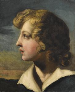 GERICAULT Theodore 1791-1824,PROFILE PORTRAIT OF A YOUNG BOY,Sotheby's GB 2018-10-29