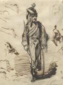 GERICAULT Theodore,Study of a Standing Soldier (Hussar in full regali,Aspire Auction 2021-09-02