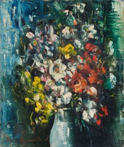 GERMAIN JACOB Jean 1900-1972,Bouquet de fleurs,Neret-Minet FR 2024-03-29