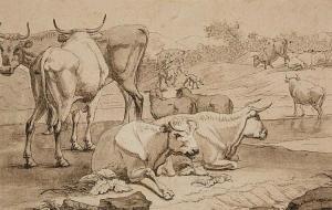 GERMAN SCHOOL,A Herd of Sheep and Cattle,1671,Lempertz DE 2015-05-16