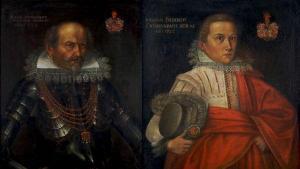 GERMAN SCHOOL,A Pair or Noble Portraits,1622,Hindman US 2007-02-25