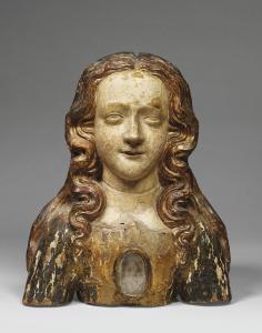 GERMAN SCHOOL,BUST OF ST. URSULA,Sotheby's GB 2019-01-31