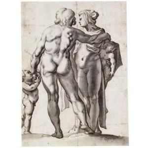 GERMAN SCHOOL,DEUCALION AND PYRRA WITH THEIR CHILDREN,1600,Sotheby's GB 2010-07-06