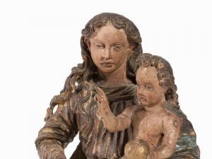 GERMAN SCHOOL,Figure Madonna with Child,Auctionata DE 2016-03-18