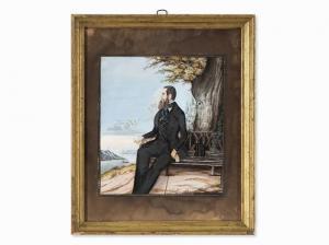 GERMAN SCHOOL,Gallant Men’’s Portrait,1849,Auctionata DE 2016-01-07