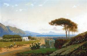 GERMAN SCHOOL,Küstenlandschaft am Golf von Neapel,19th century,Palais Dorotheum AT 2010-09-22