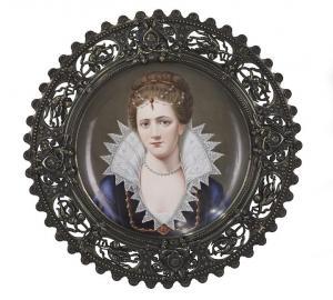 GERMAN SCHOOL,Mary, Queen of Scots,1676,New Orleans Auction US 2016-10-15