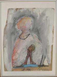 GERMAN SCHOOL,Sitzende,1982,Scheublein Art & Auktionen DE 2009-09-18