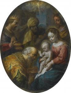 GERMAN SCHOOL,THE ADORATION OF THE MAGI,1600,Sotheby's GB 2016-01-29