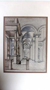 GERMAN SCHOOL,The Nave of a Cathedral,17th,Bellmans Fine Art Auctioneers GB 2017-07-29