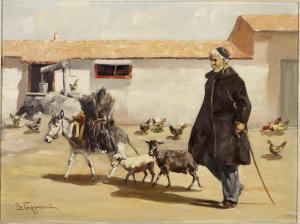 GERMENIS Vasilis 1896-1966,The shepherd,Bonhams GB 2012-05-22