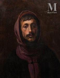 GEROME Francois 1895-1904,Portrait d'homme,1886,Millon & Associés FR 2021-11-24