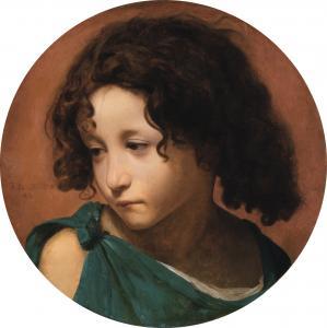 GEROME Jean Leon 1824-1904,PORTRAIT D\’ENFANT,1844,Sotheby's GB 2018-05-22