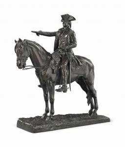 GEROME Jean Leon 1824-1904,Washington à cheval ('Washington on his horseback',Christie's 2016-04-13