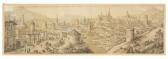 GEROULD DU PAS Pierre Jacob 1654-1740,Vue panoramique d une ville portuaire imagi,Tradart Deauville 2021-05-29