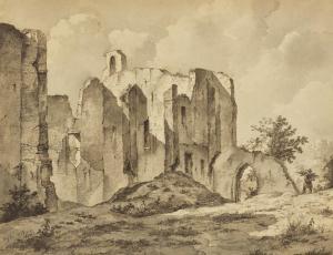 GERRIT TEN CATE Hendrik 1803-1856,Ruins of Castel Brederode,1846,Sotheby's GB 2023-07-06