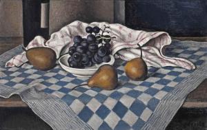 GERRITS Geo, Ger 1893-1965,A still life with grapes and pears,1930,Christie's GB 2015-12-01