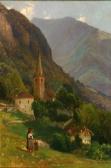 GERRY Samuel Lancaster 1813-1891,Mother and Child in an Alpine Landscape,Weschler's US 2004-04-24