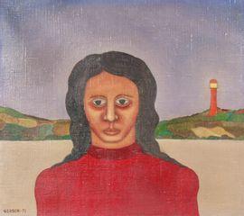 GERSON José 1941,Portrait de Marita,1971,Kahn & Associes FR 2021-05-07