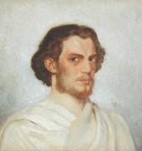 GERSON Wojciech 1831-1901,Portret młodego mężczyzny (autoportret ?),Rempex PL 2002-06-19
