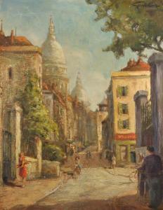 Gersteling Hendrikus Jacobus 1890-1964,A Street Scene, With Figures,John Nicholson GB 2017-08-02
