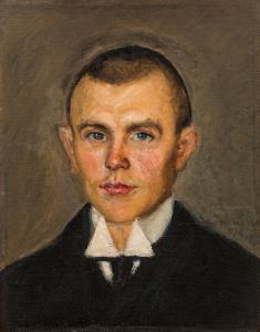 GERSTL Richard 1883-1908,Portrait of Waldemar Unger II 1902/03,im Kinsky Auktionshaus AT 2021-07-06