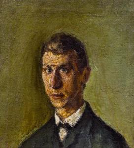 GERSTL Richard 1883-1908,Selbstbildnis (Ausschnitt),im Kinsky Auktionshaus AT 2013-04-23