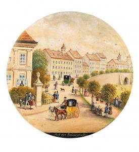 GERSTMEYER Josef 1801-1870,Auf der Koburgbastei,Palais Dorotheum AT 2023-10-04