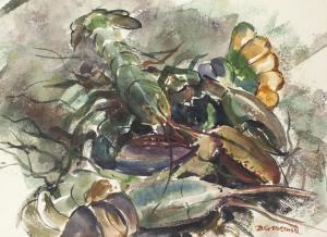 gerstner Bernard 1900-1900,Lobsters,Altermann Gallery US 2017-04-07