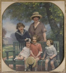 GERVEX Henri 1852-1929,Portrait de famille,Daguerre FR 2023-05-26