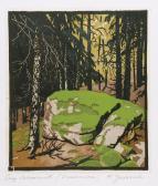 GESIERICH Friedrich 1893-1952,Wnętrze lasu,Rempex PL 2013-02-20