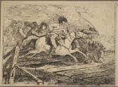 GESNER Conrad 1516-1565,Cavalry Charging.,Swann Galleries US 2009-06-18