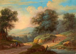 GESSNER Salomon 1730-1788,Zugeschrieben Ideale Landschaft mit Staffage,Zofingen CH 2022-11-26