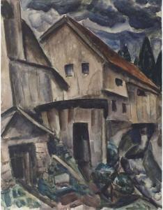 GESTEL Leo 1881-1941,A Bavarian village,Christie's GB 2004-06-09