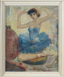 gevaert edgard 1891-1965,La ballerine en bleu,VanDerKindere BE 2016-10-18