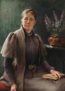 GEVERS Helene 1848-1932,Portret van een dame,Bernaerts BE 2010-09-13