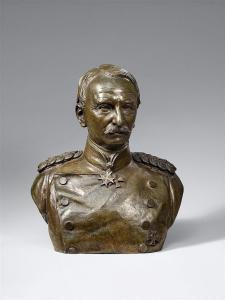 GEYER Otto 1843-1914,Porträtbüste des Generals Constantin von Alvensleben,Lempertz DE 2016-04-30