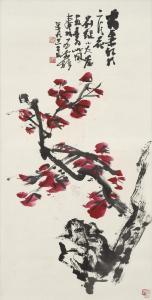 GEYI WANG 1897-1988,Red Flowers,Christie's GB 2024-03-06