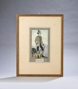 GEYLING Remigius,Bildnis von Kaiser Franz Josef I. bei der Jagd,1910,Palais Dorotheum 2023-01-20