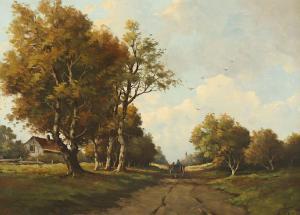 GEYP Adrianus Marinus 1855-1926,Niederländische Landschaft,Von Zengen DE 2022-09-02