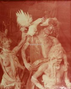 GEYSELS Ludo 1900-1900,Trois figures et une poule Drie figuren en een kip,Campo & Campo 2020-09-23